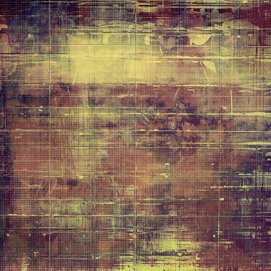 Vintage tarzı tasarım öğeleri, çizik doku ve farklı renk desen Retro arka plan
