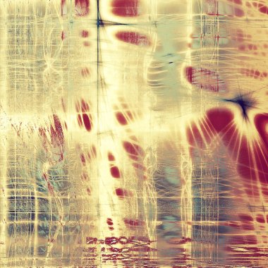 Vintage tarzı tasarım öğeleri, çizik doku ve farklı renk desen Retro arka plan