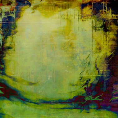 Doku, ayrıntılı makro closeup, vintage kompozisyon. Farklı renk desen ile