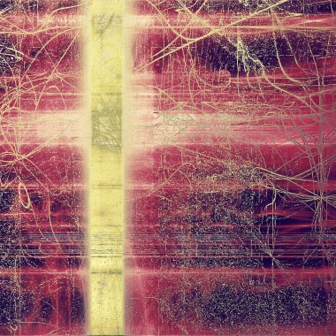 Grunge arka plan sanat, vintage tarzı çerçeve dokulu. Farklı renk desen ile