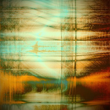 Grunge arka plan sanat, vintage tarzı çerçeve dokulu. Farklı renk desen ile