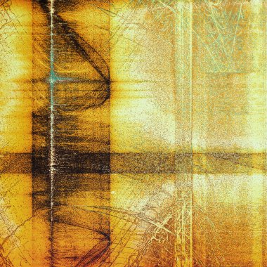 Grunge öğeleri tasarımınız için vintage doku üzerinde yıpranmış. Arka plan ile farklı renk desen