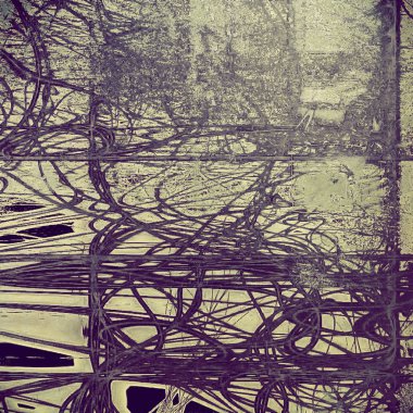 Vintage ve retro tasarım öğeleri soluk grunge arka plan üzerinde. Farklı renk desen ile