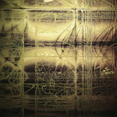 Vintage ve retro tasarım öğeleri soluk grunge arka plan üzerinde. Farklı renk desen ile