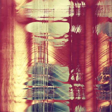 Vintage ve retro tasarım öğeleri soluk grunge arka plan üzerinde. Farklı renk desen ile