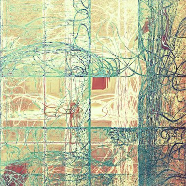 Vintage doku, eski çizilmiş arka plan yaşlı. Farklı renk desen ile