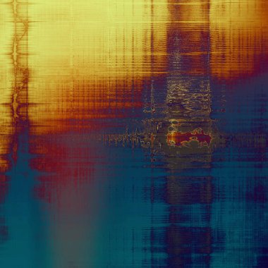 Arka plan veya doku. Grunge stil öğeleri ve farklı renk desen Vintage grafik kompozisyonu