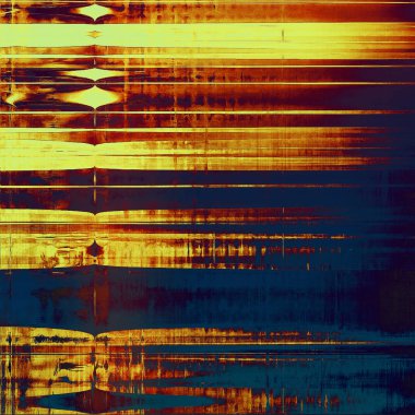 Arka plan veya doku. Grunge stil öğeleri ve farklı renk desen Vintage grafik kompozisyonu