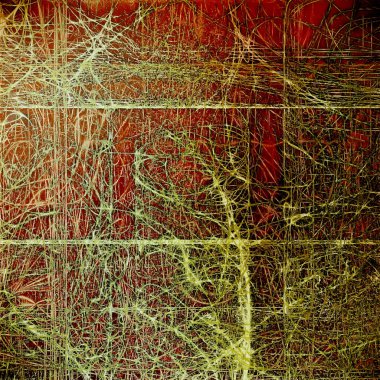 Vintage tarzı ve farklı renk desen eski püskü doku ile yaşlı grunge grafik arka plan