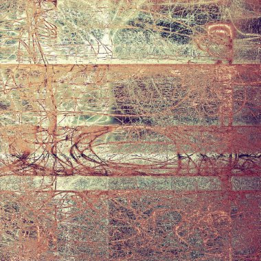 Antika çerçeve veya arka plan vintage duygu ile. Yaşlı doku ile farklı renk desen