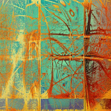 Doku veya retro tasarım öğeleri ve farklı renk desen arka plan