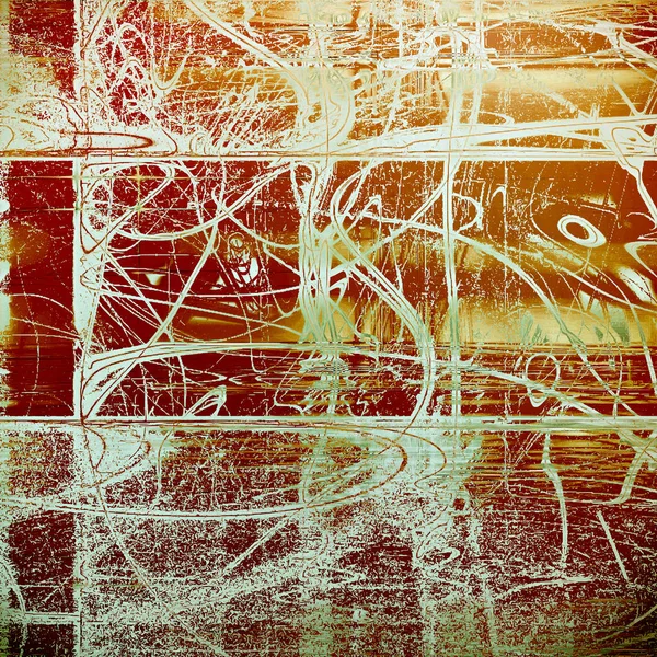 Grunge gammaldags bakgrund med utrymme för text och bild. Med annan färgmönster — Stockfoto