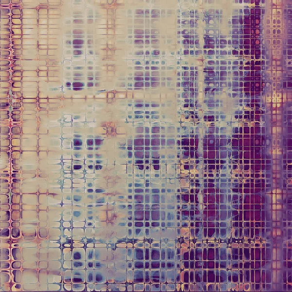 Textura grunge ou fundo com elementos de design retro e padrões de cores diferentes — Fotografia de Stock