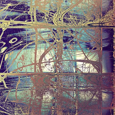 Grunge bir yaratıcı vintage tarzı poster için arka plan. Farklı renk desen ile