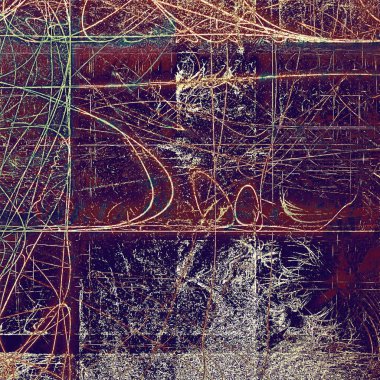 Grunge bir yaratıcı vintage tarzı poster için arka plan. Farklı renk desen ile