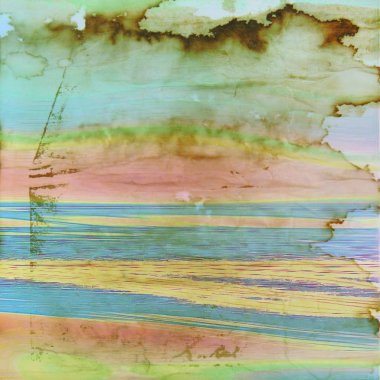 Antika çerçeve grunge arka plan ile. Farklı renk desen ile