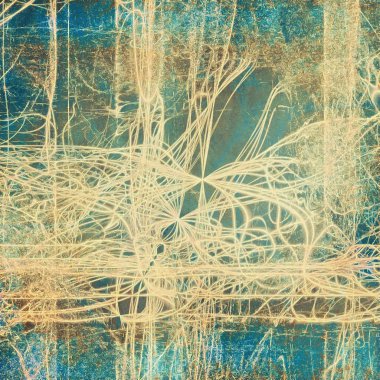 Antika çerçeve grunge arka plan ile. Farklı renk desen ile