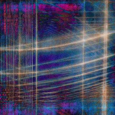 Vintage tarzı grafik öğeleri, retro duygu kompozisyon ve farklı renk desen Grunge arka plan