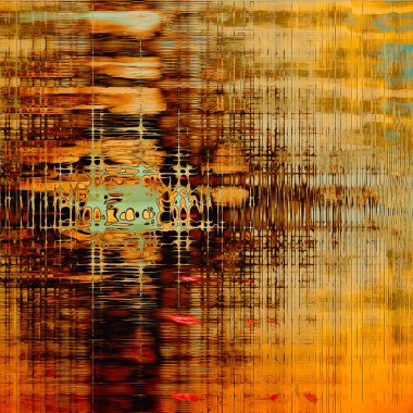 Grunge bir yaratıcı vintage tarzı poster için arka plan. Farklı renk desen ile