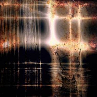 Grunge bir yaratıcı vintage tarzı poster için arka plan. Farklı renk desen ile