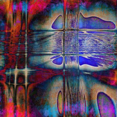 Retro renkli arka plan veya yaratıcı eski stil doku ile farklı renk desen