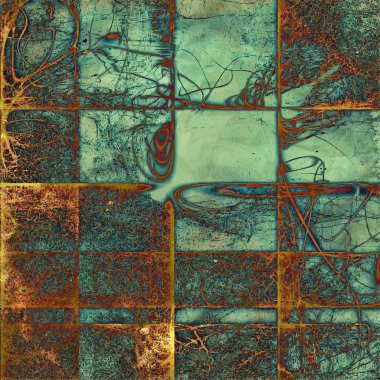 Retro renkli arka plan veya yaratıcı eski stil doku ile farklı renk desen