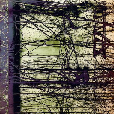 Eski stil antika arka plan veya doku sıkıntılı. Farklı renk desen ile