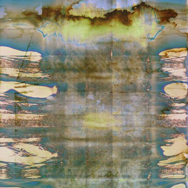 Vintage eski arka plan veya doku grunge dekor öğeleri ve farklı renk desen