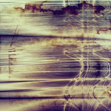 Vintage eski arka plan veya doku grunge dekor öğeleri ve farklı renk desen