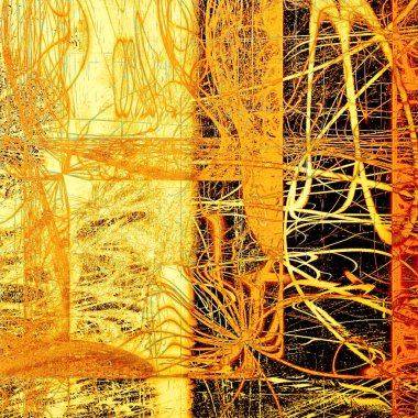 Vintage eski arka plan veya doku grunge dekor öğeleri ve farklı renk desen