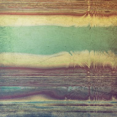 Vintage eski arka plan veya doku grunge dekor öğeleri ve farklı renk desen