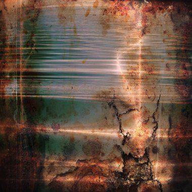 Vintage eski arka plan veya doku grunge dekor öğeleri ve farklı renk desen