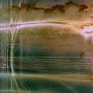 Eski vintage doku ve farklı renk desen retro tarzı arka plan