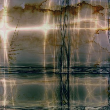 Eski vintage doku ve farklı renk desen retro tarzı arka plan