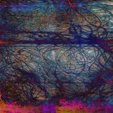 Vintage tarzı grafik öğeleri, retro duygu kompozisyon ve farklı renk desen Grunge arka plan