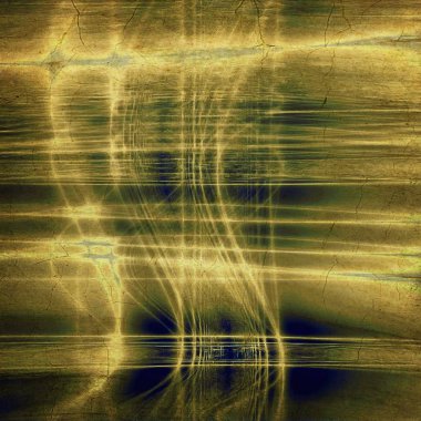 Vintage tarzı grafik öğeleri, retro duygu kompozisyon ve farklı renk desen Grunge arka plan