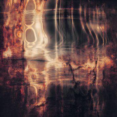 Retro grunge antika arka plan veya yıpranmış antika doku ile farklı renk desen