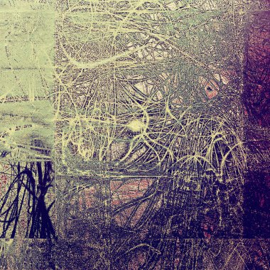 Vintage eski retro ve arka plan eski stil tasarım öğeleri farklı renk desen