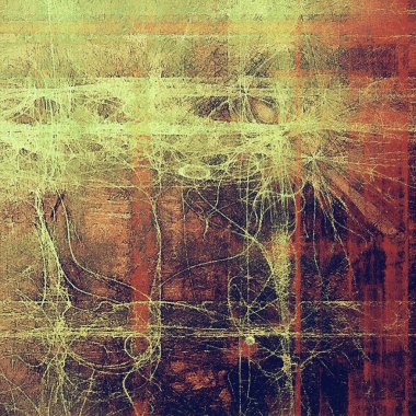 Vintage eski retro ve arka plan eski stil tasarım öğeleri farklı renk desen