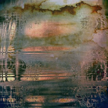 Vintage eski retro ve arka plan eski stil tasarım öğeleri farklı renk desen