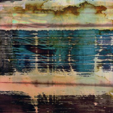 Antika arka plan doku ve farklı renk desen ile tasarlamak