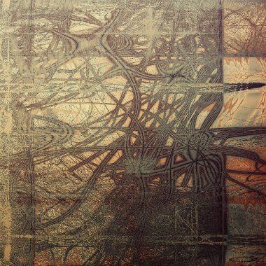 Antika arka plan doku ve farklı renk desen ile tasarlamak