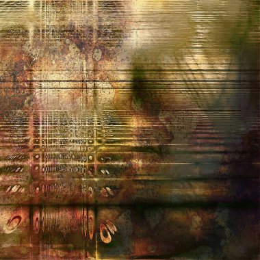 Antika arka plan doku ve farklı renk desen ile tasarlamak