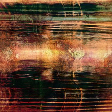 Retro arka plan, vintage grunge doku ile farklı renk desen