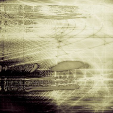 Keskin dokulu arka plan, vintage zemin eski stil öğeleri ve farklı renk desen ile yaşlı