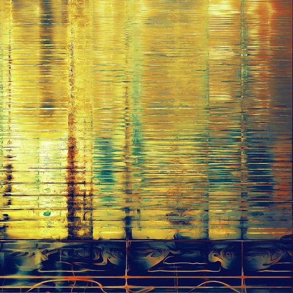 Keskin dokulu arka plan, vintage zemin eski stil öğeleri ve farklı renk desen ile yaşlı