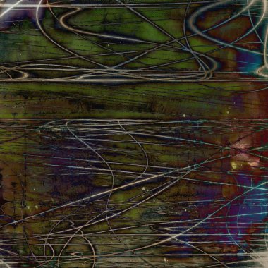 En eski vintage arka planda grunge tarzı. Farklı renk desenleri ile eski doku