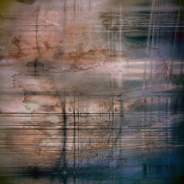 En eski vintage arka planda grunge tarzı. Farklı renk desenleri ile eski doku