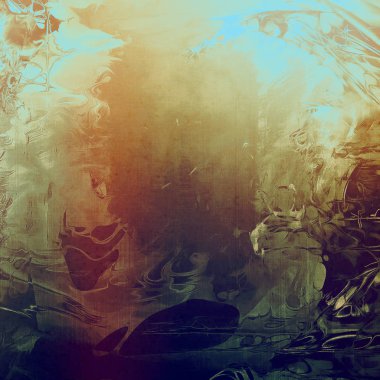 Vintage tarzı tasarım öğeleri, çizik doku ve farklı renk desen Retro arka plan