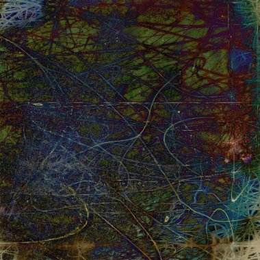 Vintage tarzı tasarım öğeleri, çizik doku ve farklı renk desen Retro arka plan